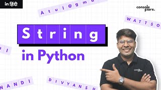 String: Part 1 | in Hindi | #python #pythonprogramming #programming #pythontutorial #program