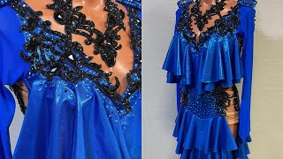 社交ダンスドレス　ラテンドレス　Ballroomdance Latindress बॉलरूम नृत्य परिधान यह खूबसूरत है