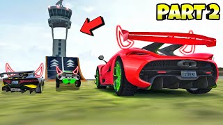 All Angry Cars Jump Intro The Tower Hole😱 || Part 2|| Extreme Car Driving Simulator🔥||