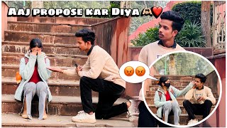 Finally Neha ko propose kar Diya ❤️🥰!! Neha ne kya Bol Diya 🥺💔!! Public prank !! @Ayushkush11