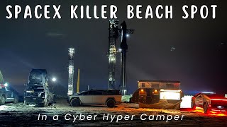 Day 5 ....Finally a day worth the 1200 miles of Driving! SpaceX Starbase Cybertruck Beach Camping