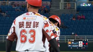 10/13 統一 vs Lamigo 賽後，林立在延續的保留比賽中，三打數三安打，僅差一支全壘打就能完成完全打擊