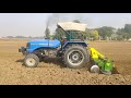 sonalika 60 rx on 11 feet rotavator आज देखलो सोनालिका की पावर