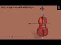 youtube cello play cello with computer keyboard