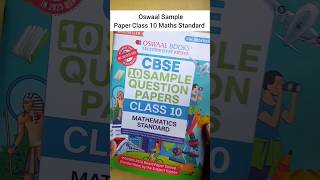 Oswaal Sample Paper for class 10 maths standard | Oswaal Sample Papers Review 2024 exam