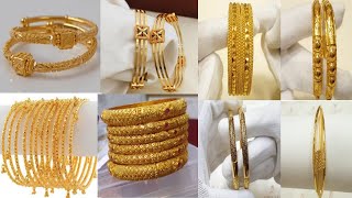 Latest Gold Jewellery Designs/New Gold Bangles Design 2025/sone ke kangan ke designs #gold #bangles