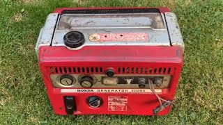 Vintage Honda ED250 suitcase generator | will it run