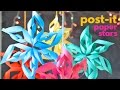 Post -It Note Paper Stars