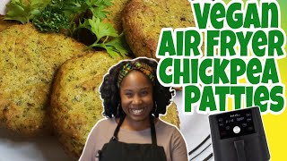 Vegan Air Fryer Chickpea Patties || Gluten Free & Plant Based