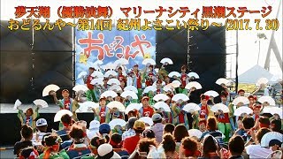 夢天翔（優勝演舞）／おどるんや ～第14回 紀州よさこい祭り～(2017)