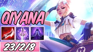 S+ PRESTIGE EDITION TRUE DAMAGE QIYANA MID FULL LETHALITY | Best Build \u0026 Runes | League of Legends