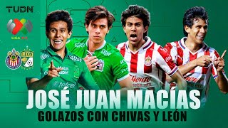 ¡PURO TALENTO MEXICANO! ¡Los imperdibles GOLES DE JJ MACÍAS con CHIVAS Y LEÓN! |