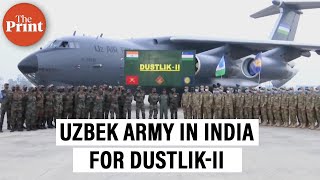 Indo-Uzbek Joint Exercise Dustlik-ll: Uzbekistan Army contingent arrives in Delhi