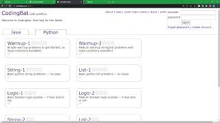 Introduction to CodingBat
