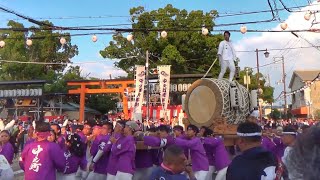 令和6年　堺市北区　金岡町盆踊り大会　1日目【中之町】宮入り