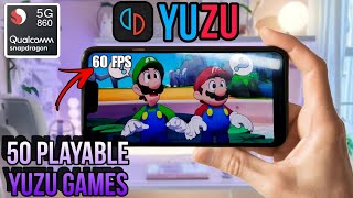 50 PLAYABLE GAMES IN NINTENDO SWITCH EMULATOR ANDROID [ YUZU - SUDACHI - UZUY - NYUSHU - SKYLINE ]