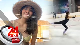 Ashley Ortega, nagpa-wow sa kanyang ice skating moves sa social media | 24 Oras