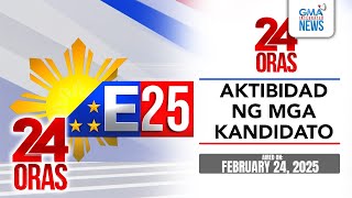 #Eleksyon2025 - Aktibidad ng senatorial candidates (February 24, 2025) | 24 Oras