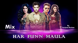 Har Funn Maula - Mix | Hrithik Roshan, Tiger Shroff, Katrina Kaif and Jacqueline Fernandez - VM