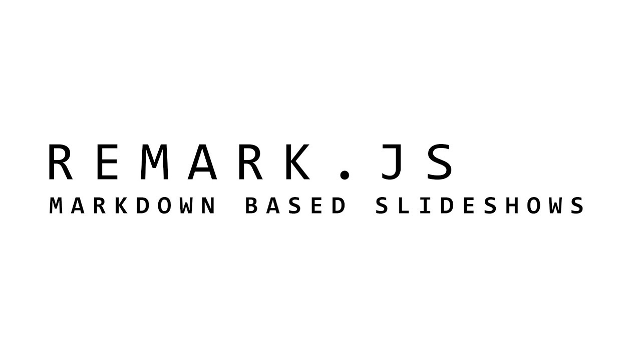 Building Markdown Based Powerpoint Presentations With Remark Js Youtube
