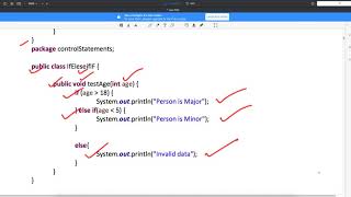 Decision Making IF-ELSE In Java Video-9