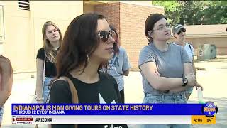 Indianapolis man gives tours on state history