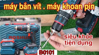 máy bắn vít - máy khoan pin khoan sắt khoan tường siêu khỏe tiện dụng