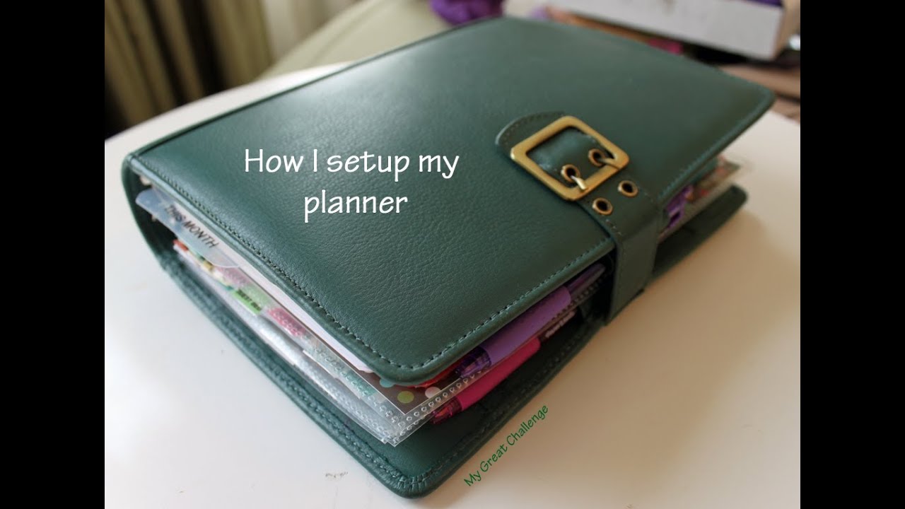 My Planner Setup Part One Focus Youtube