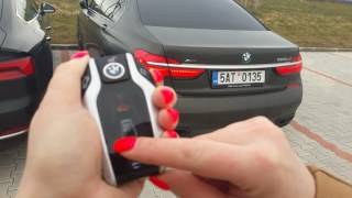 2017 BMW 750Ld xDrive: automatické dálkové parkování