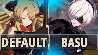 GBVSR:🔥Default (Narmaya) Vs Basu (2B)🔥| High Level Gameplay.