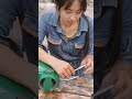 the girl who restored the concrete chisel from the scrap yard mh channel restored