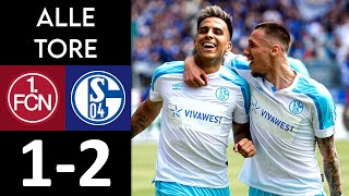 1. FC Nürnberg - FC Schalke 04 1:2 | Tore & Highlights | Stadion Reaktion