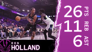 Ronald Holland Drops 26 PTS & 11 REB Double-Double In G League Ignite Win!