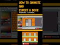 Aseprite Tutorial/How to animate and export a door. Cómo animar y exportar una puerta/Pixel Art