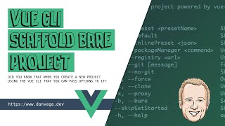 How to scaffold a project using the Vue CLI without beginner instructions