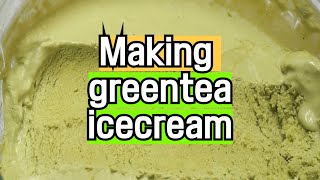 전문점 녹차 아이스크림 만들기 ! ! making greentea icecream