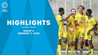 Group A Highlights, February 7 | 2025 Concacaf Men's U-17 Qualifiers