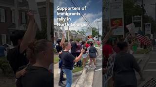 Supporters of immigrants rally in Dalton on ‘No Kings’ day