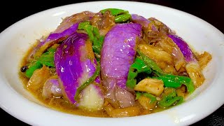 Don’t always eat eggplants in red, try this method, it’s delicious and appetizing