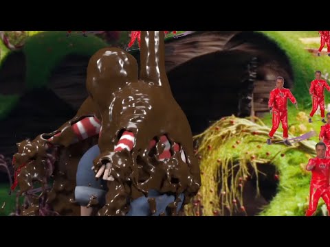 augustus gloop falls in chocolate - FunClipTV