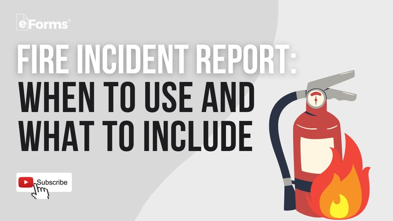 Fire Incident Report: When To Use And What To Include - YouTube