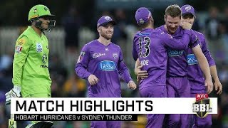 Hobart leap above Thunder afer big Blundstone win | KFC BBL|09