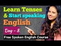 Present Continuous Tense | 100 + Sentences - Modern Grammar to become fluent in English -  Day - 8