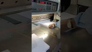 Automatic Paper Cutting Process: Precision and Efficiency in Action #packaging #art #craft #cutting