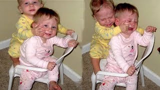 Twin Babies Fight Over Toys|| Funny Baby and Pet