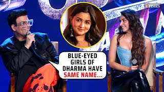 Karan Johar Calls Kiara Advani & Alia Bhatt 'Blue-Eyed Girls Of Dharma' | Govinda Naam Mera TRAILER
