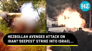 Hezbollah's Deepest Strike Into Israel Since Gaza War Began; Army Bases Targeted After IDF Airstrike