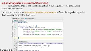 Methods of StringBuffer Class || #stringbuffer