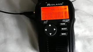 Self activating my Midland HH54 for a Evacuation Watch