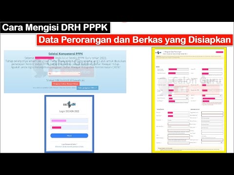 LIVE Cara Mengisi DRH PPPK Pengisian Data Perorangan Pada Link ...